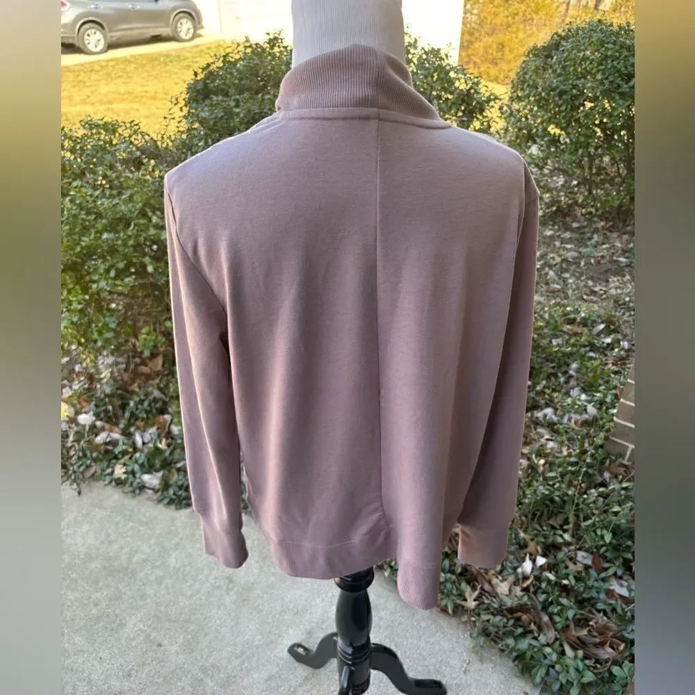 Apana Mauve Cardigan size S - Picture 3 of 7
